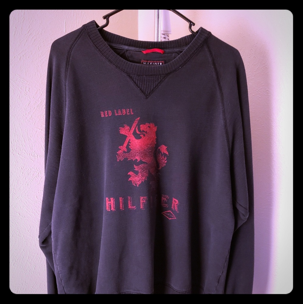 Tommy Hilfiger Vintage Red Label Crew/Sweater - L